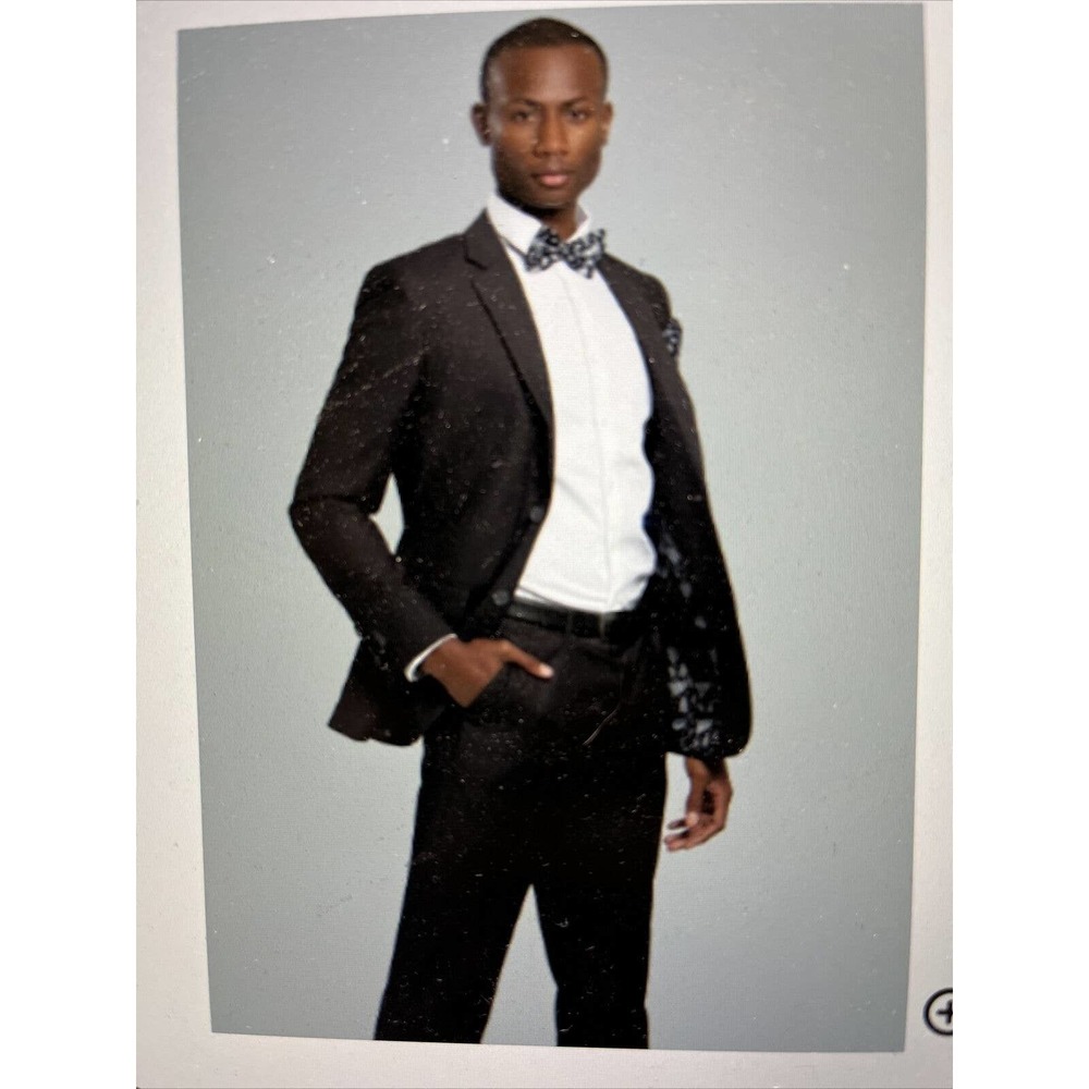 Doctor Who Dalek Subtle Slim Fit Suit Jacket Black Size 46 Fun Suit